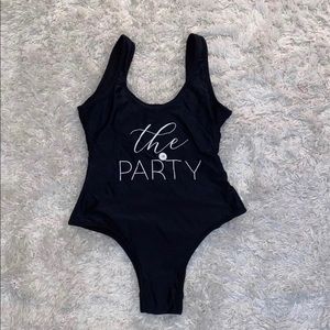 One piece swimsuit Bridal Party